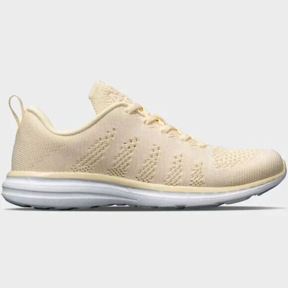 APL Mens Techloom Pro Vanilla/Creme/White Runners Size US 10.5 - Picture 1 of 4